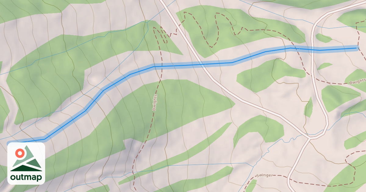 Map of Lower Duke's Run