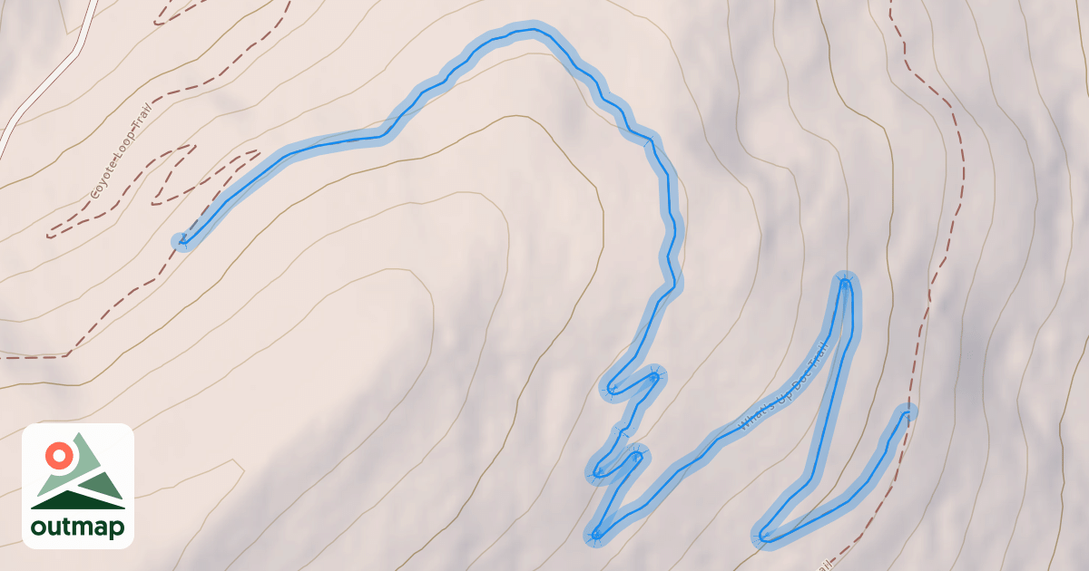 Map of What's Up Doc Trail