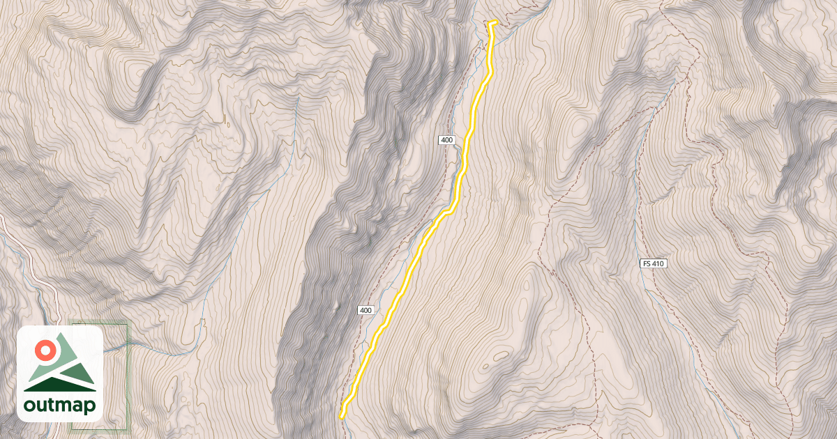 Map of Brush Creek Ski