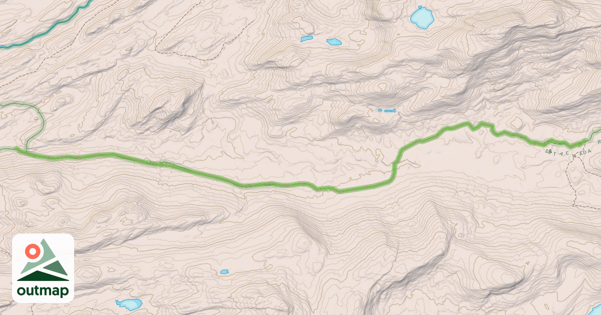 Map of Otter Brook Trail