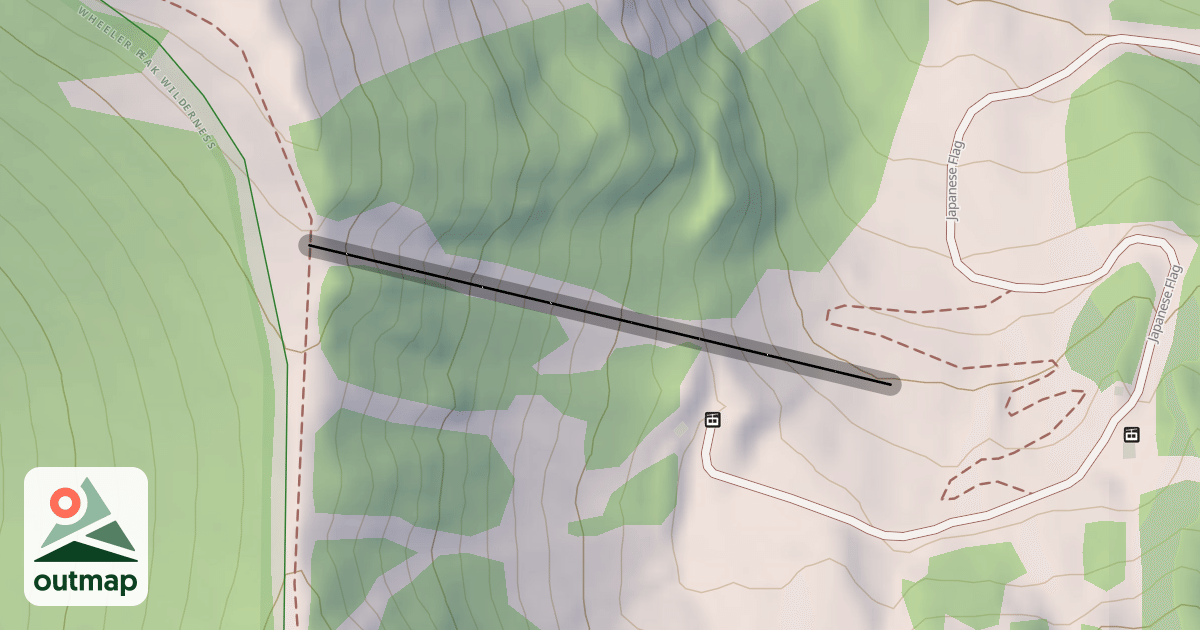 Map of Lift Shack Chute