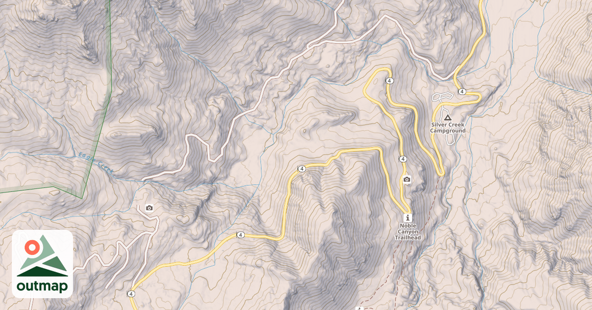 Map of EAGLE CREEK ROAD