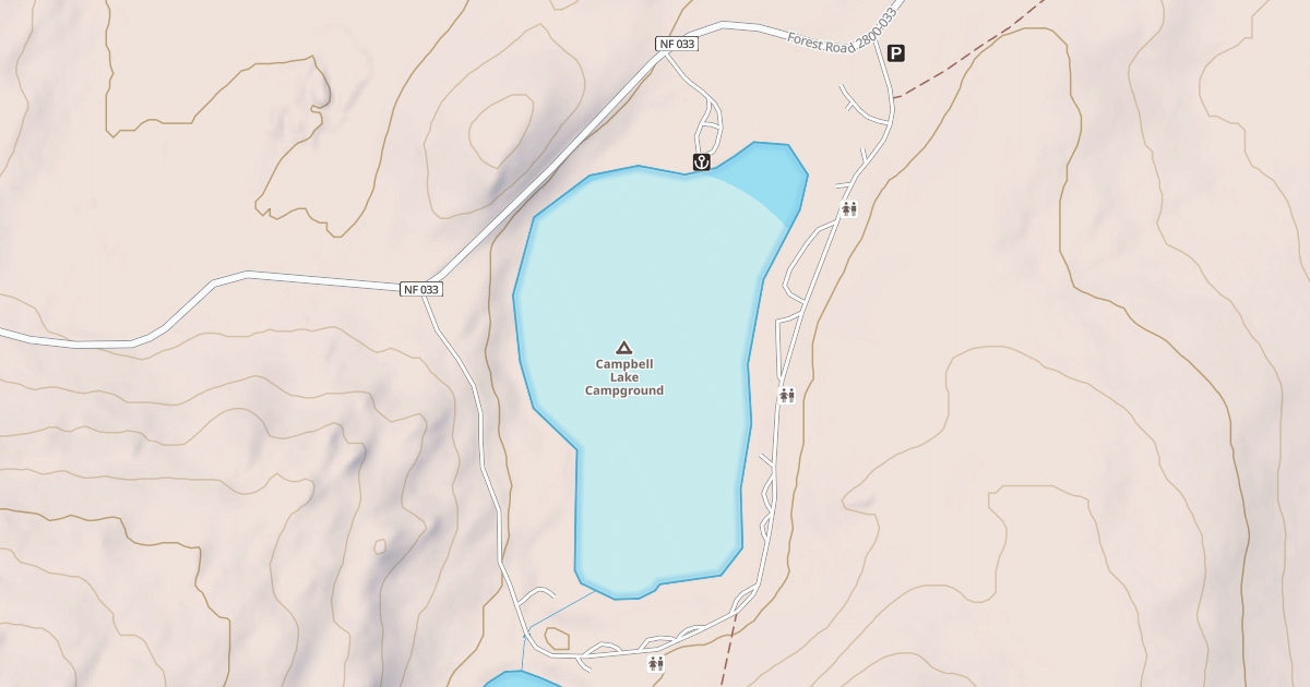 Map preview of CAMPBELL LAKE SPUR
