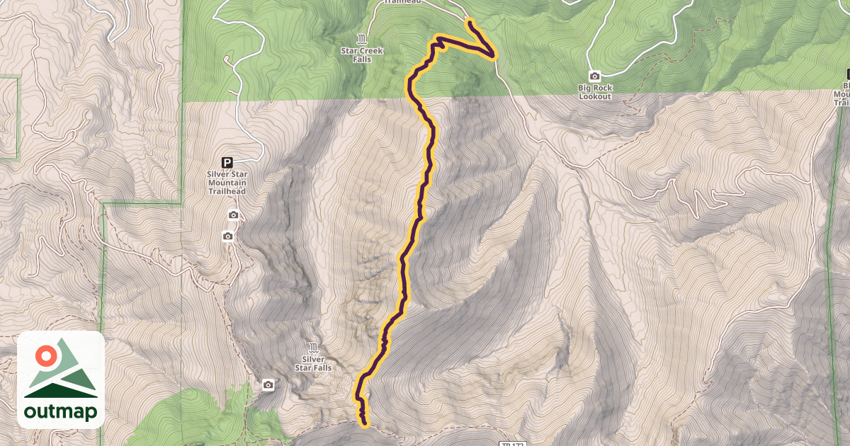 Map of Starway Trail