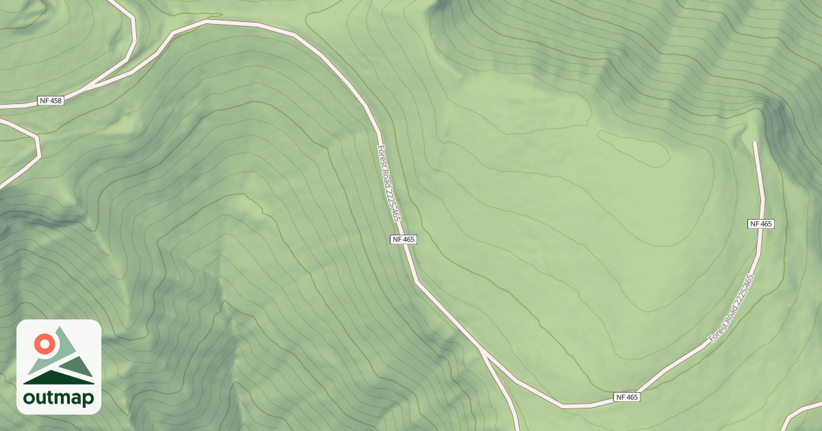 Map of FIRE SCAR ROAD