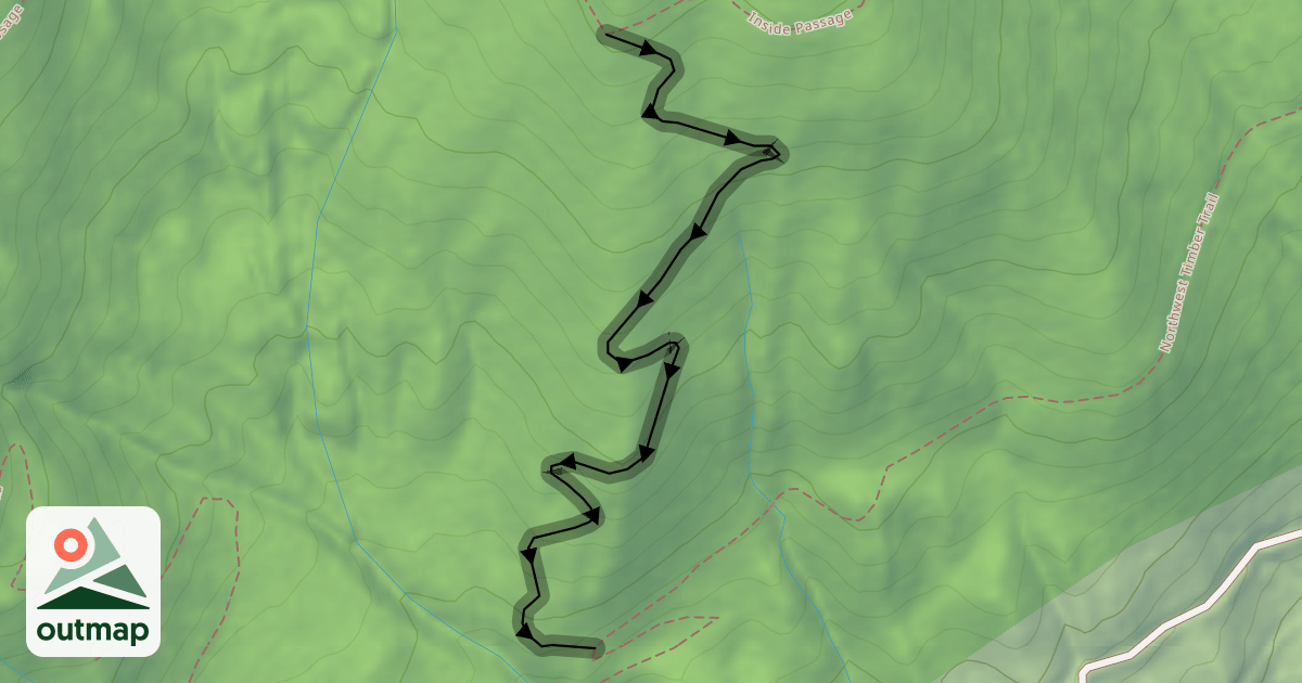Map of East Bound And Down