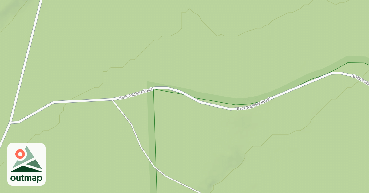 Map of BACK TRACKER ROAD