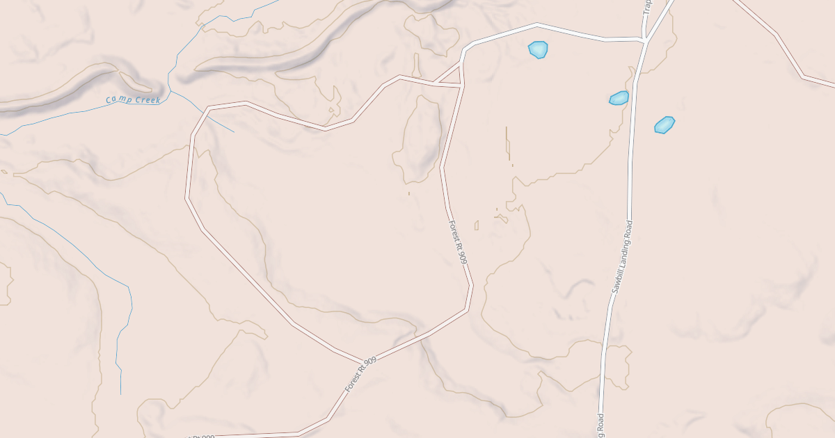 Map preview of FR 909