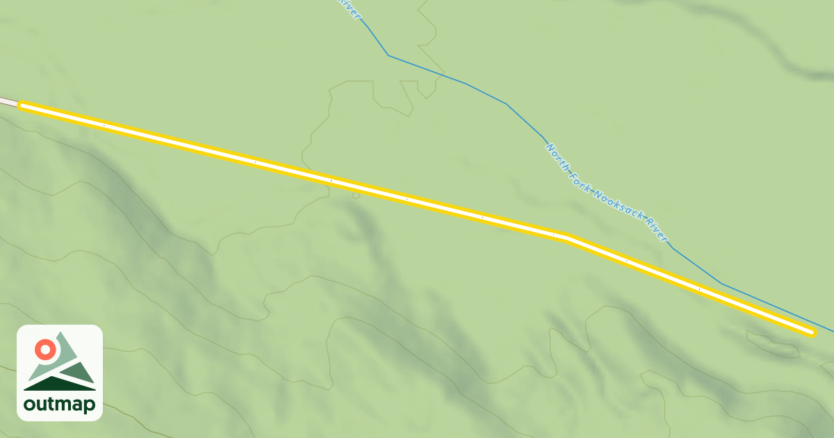 Map of Forest Road 3070 - Abandoned