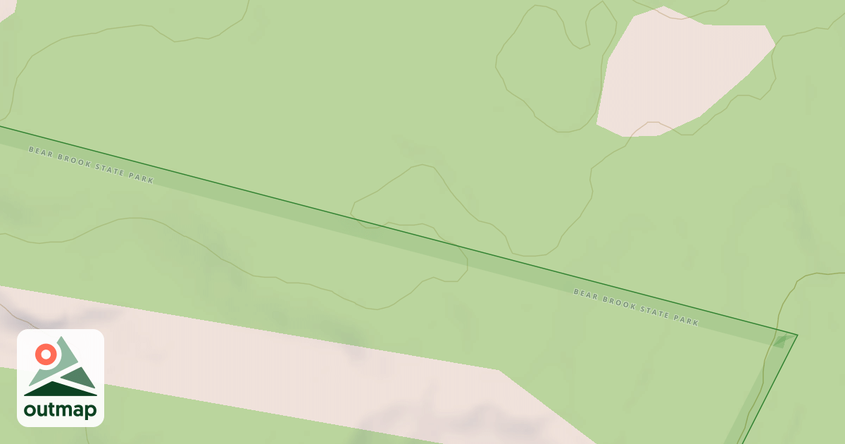 Map of snowmachine trail