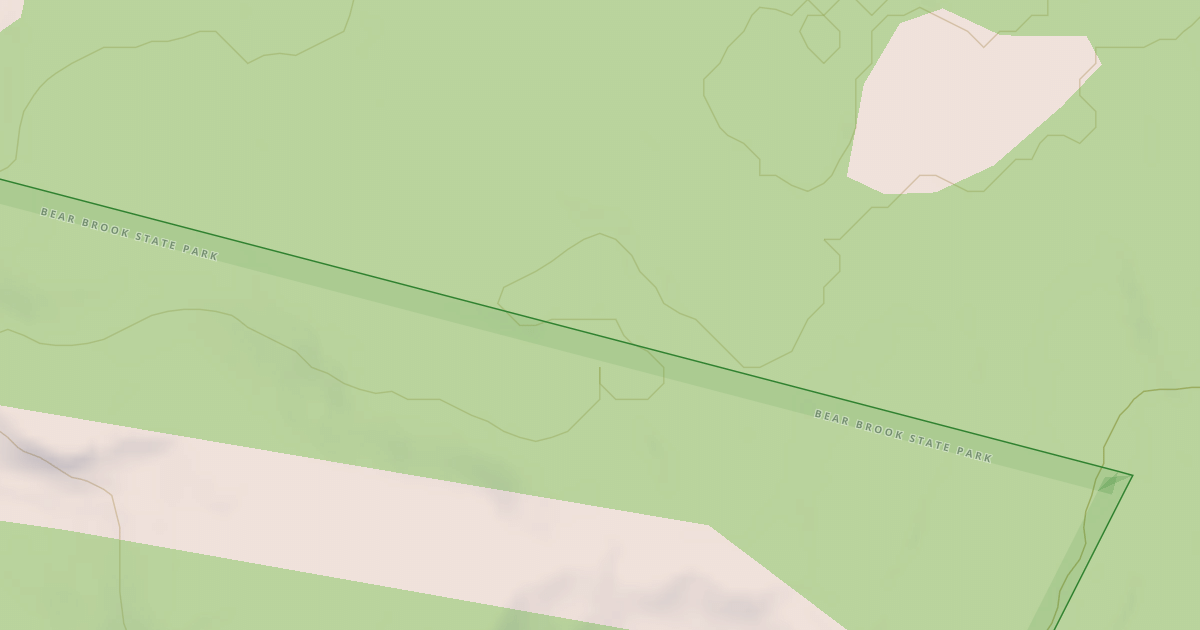 Map preview of snowmachine trail