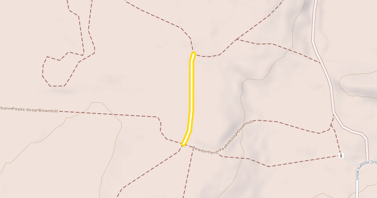 Map preview of Powderhorn Cutoff