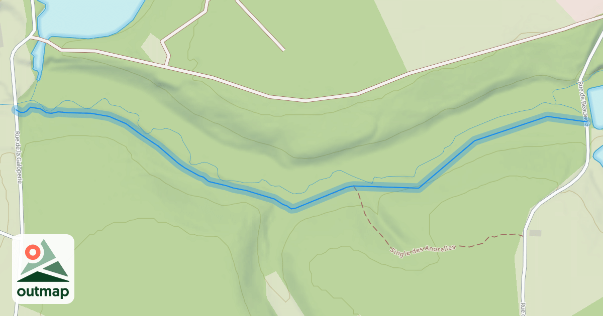 Map of Single des Anorelles