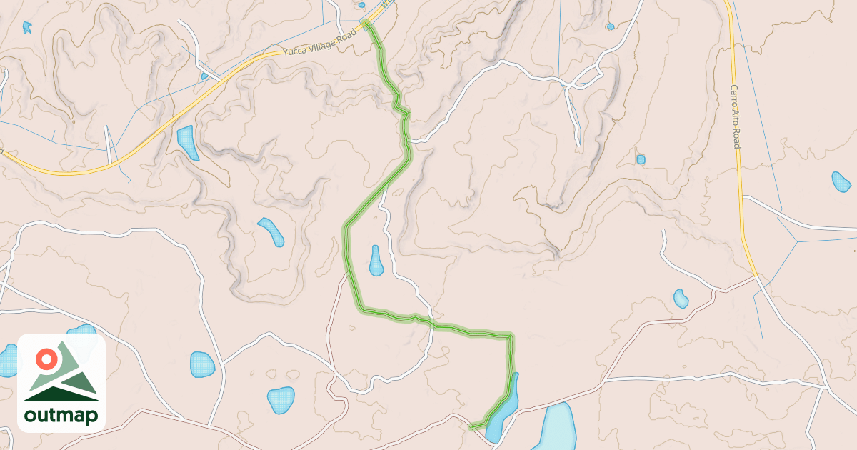 Map of Indian Service Rd. - BIA 3009