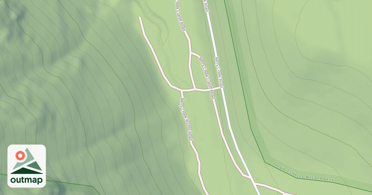 Map of BERRY CREEK ACCESS