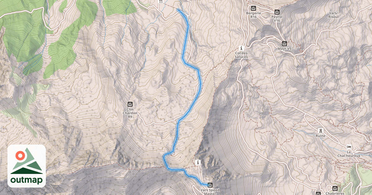Map of Col Sans Nom