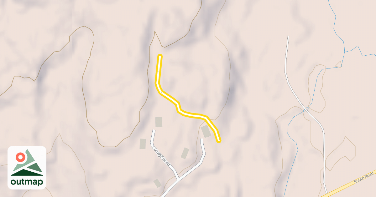 Map of South Pond Loop