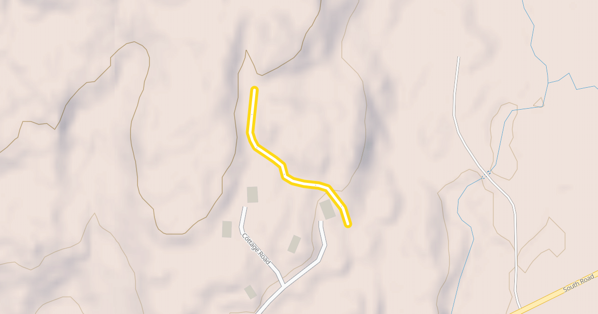 Map preview of South Pond Loop