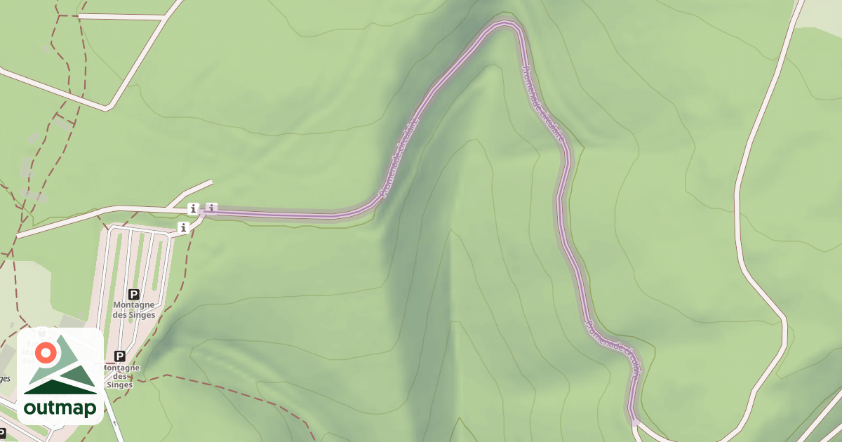 Map of Promenade circulaire