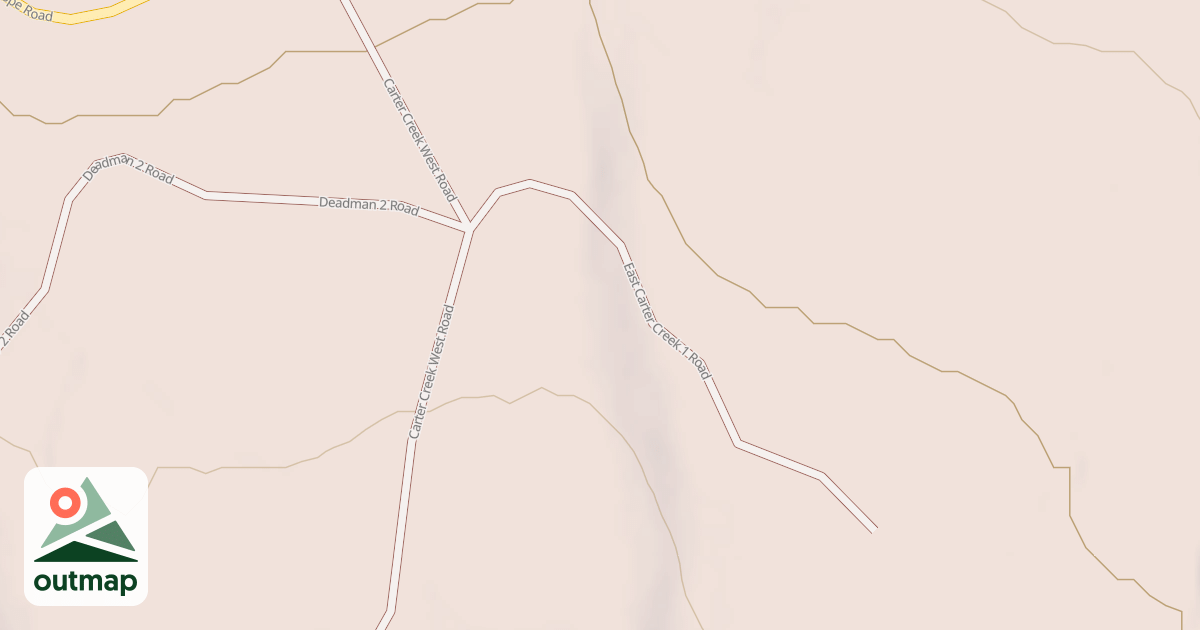 Map of EAST CARTER CREEK 1