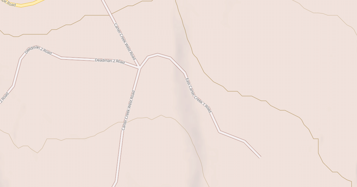 Map preview of EAST CARTER CREEK 1