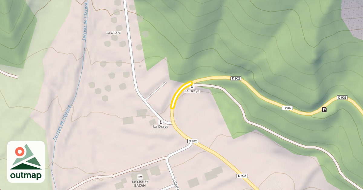 Map of Route du Col d'Izoard