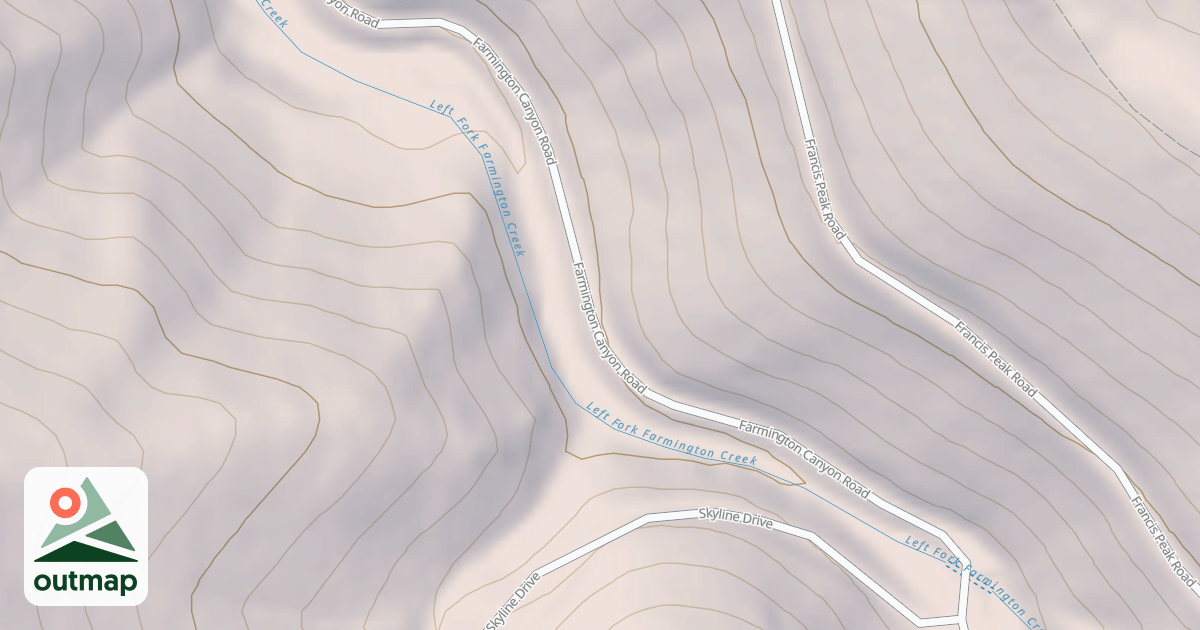 Map of Farmington Canyon Atv