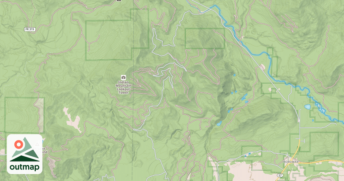 Map of INDIAN CREEK