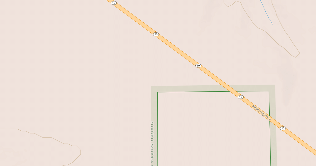 Map preview of USFS National Forest System Roads {D2E32C69-63EB-4B66-B5B0-2448BC60E036}