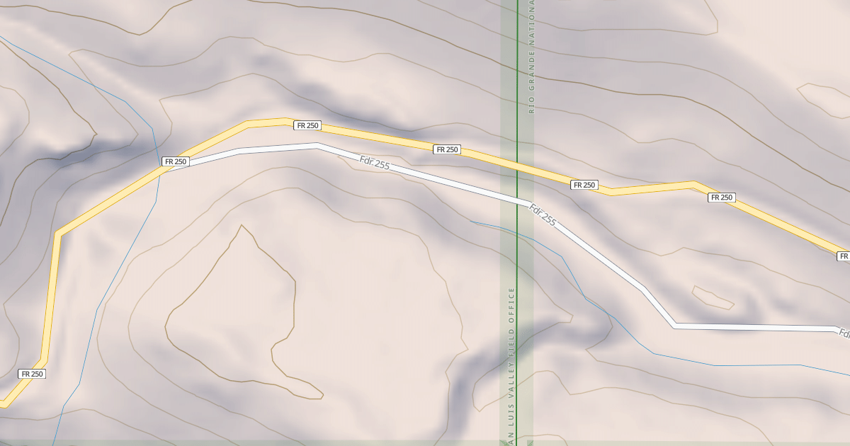 Map preview of LOWER ALAMOSA