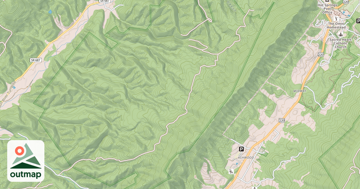 Map of OPEN TRAIL