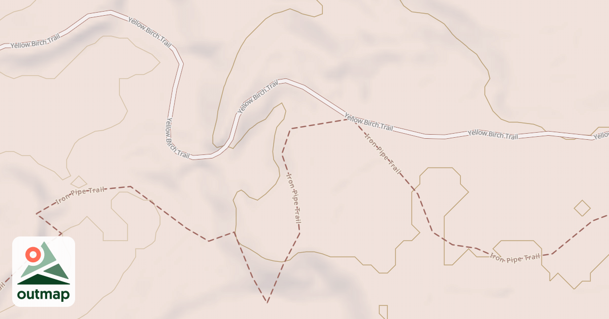 Map of Straight Arrows Trail