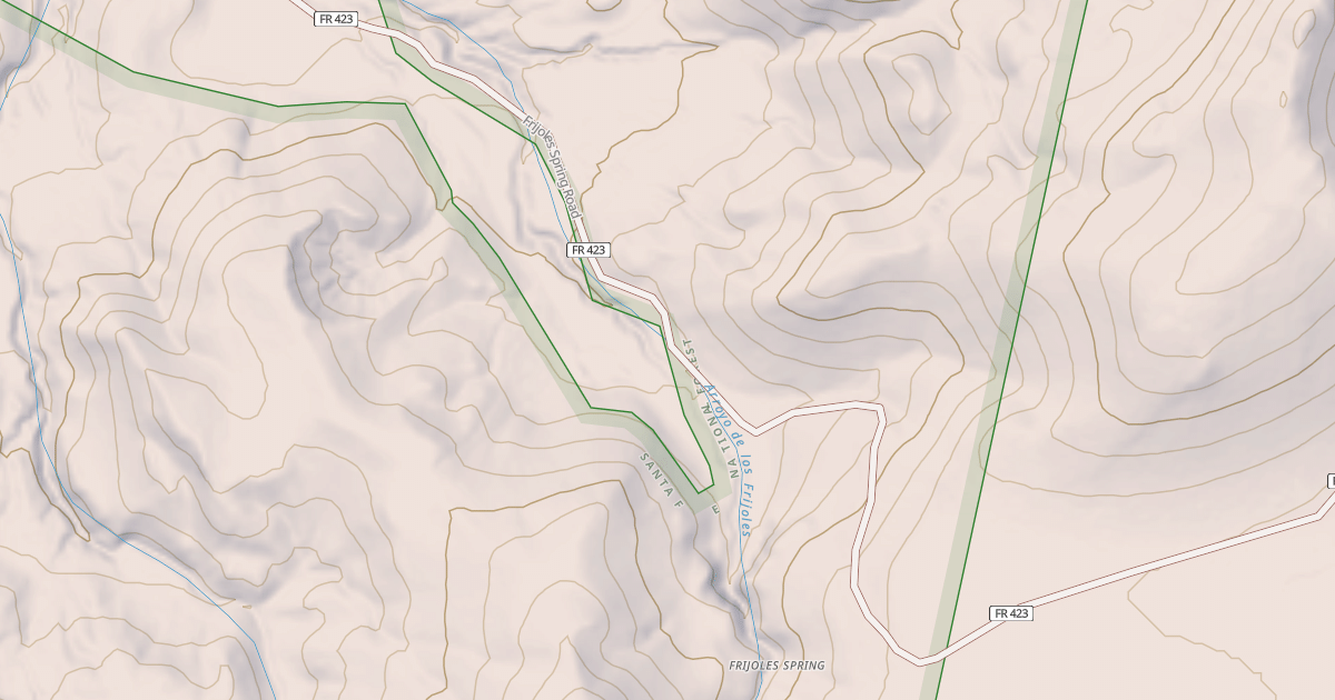 Map preview of FRIJOLES SPRING