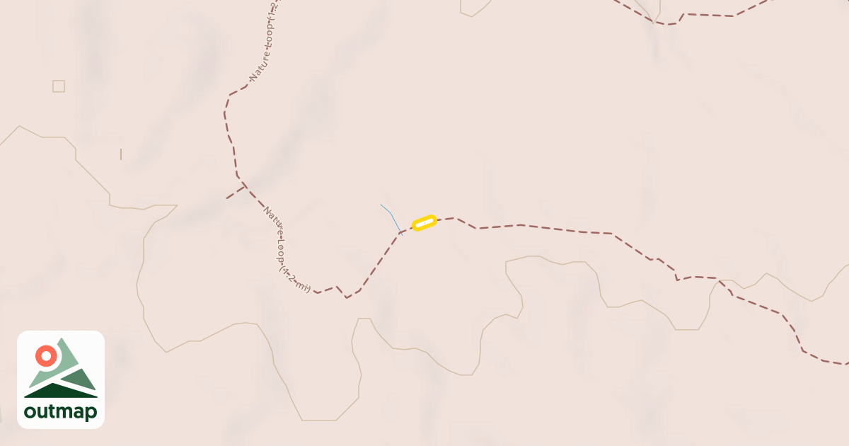 Map of Nature Loop (1.2 mi)