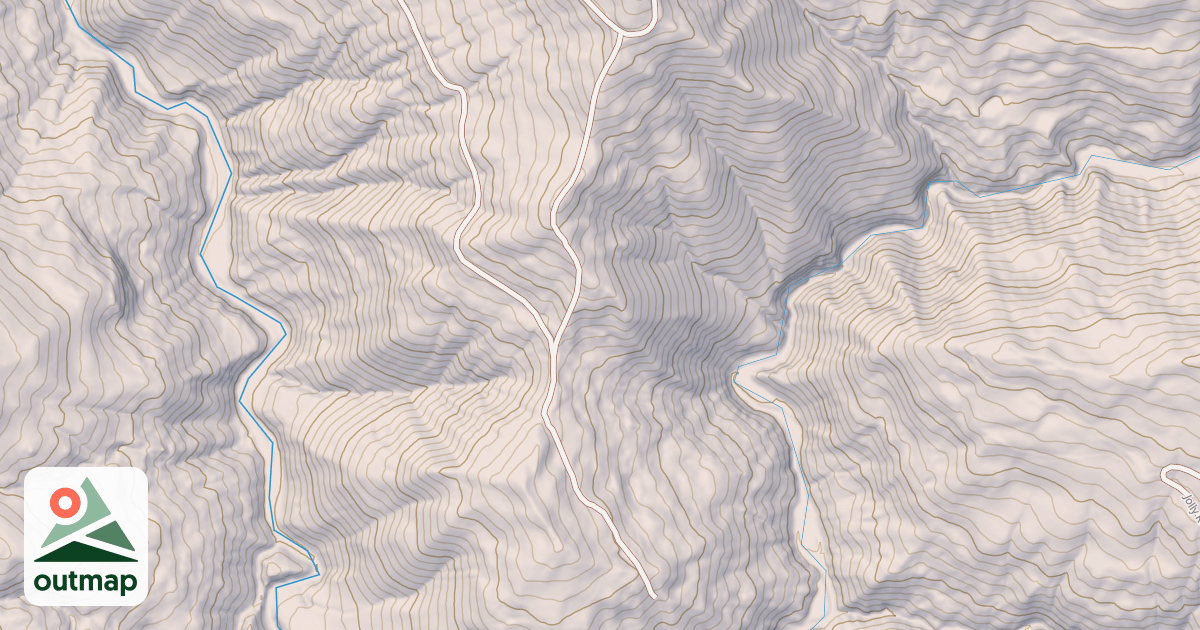 Map of SPANISH RIDGE SPUR B