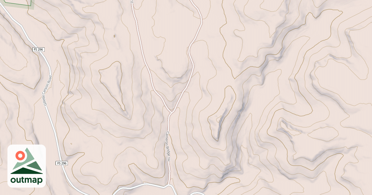 Map of CAMERON BR 1H
