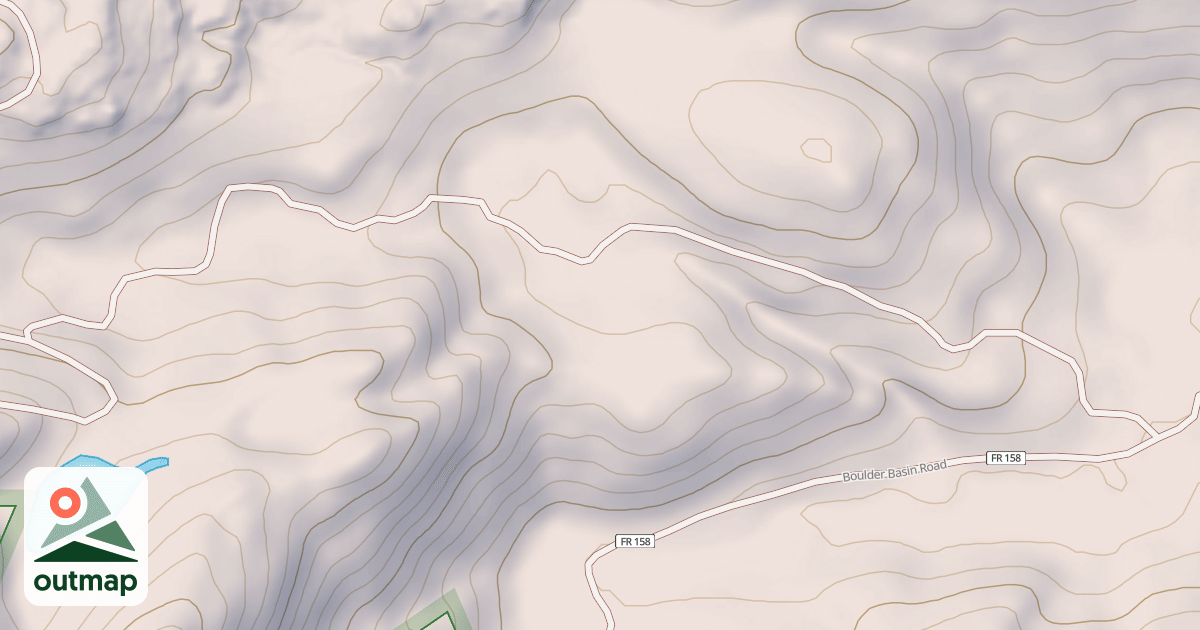 Map of BOULDER LAKE