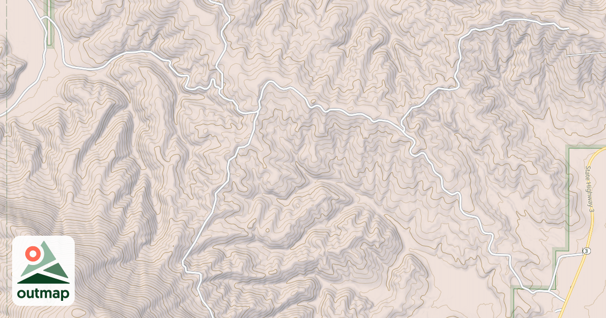 Map of CLARKIA-EMERALD CREEK