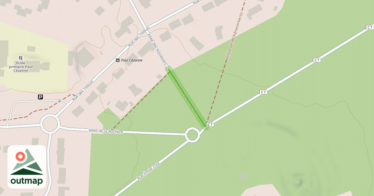 Map of Allée des Noisetiers