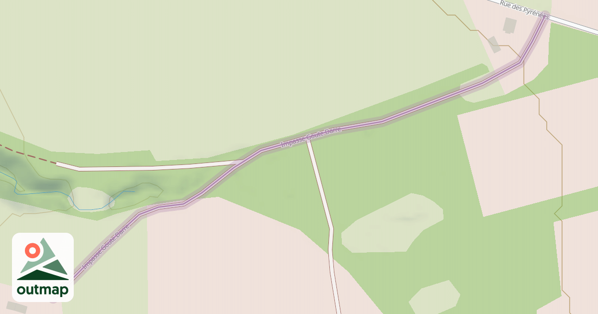 Map of Impasse Goute Darre