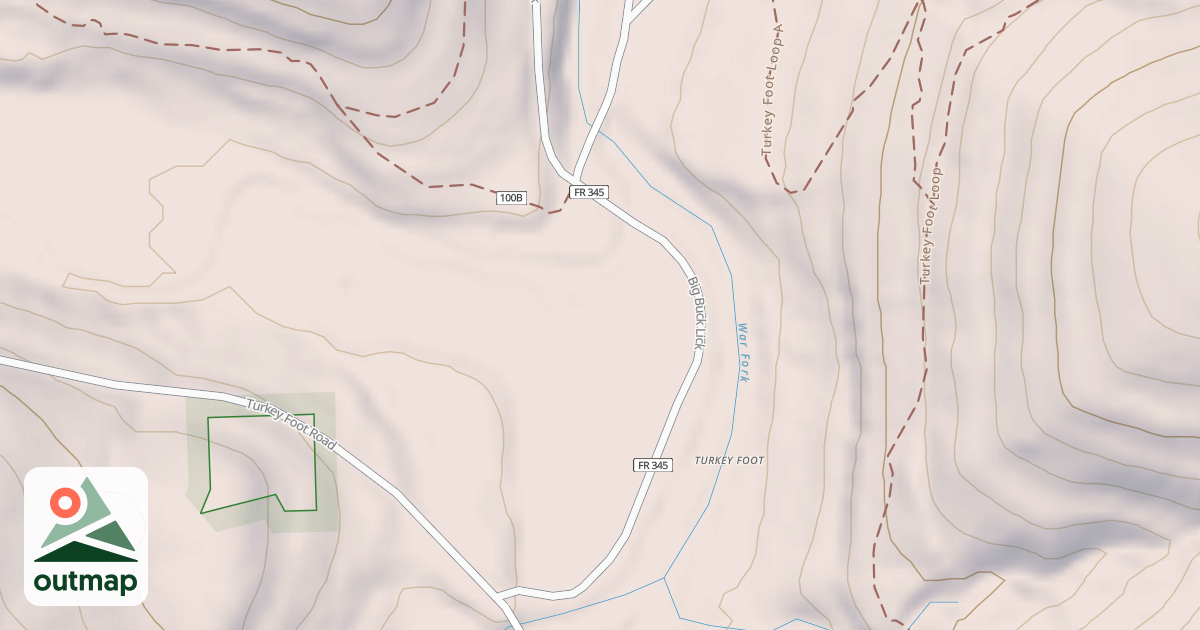 Map of BIG BUCK LICK