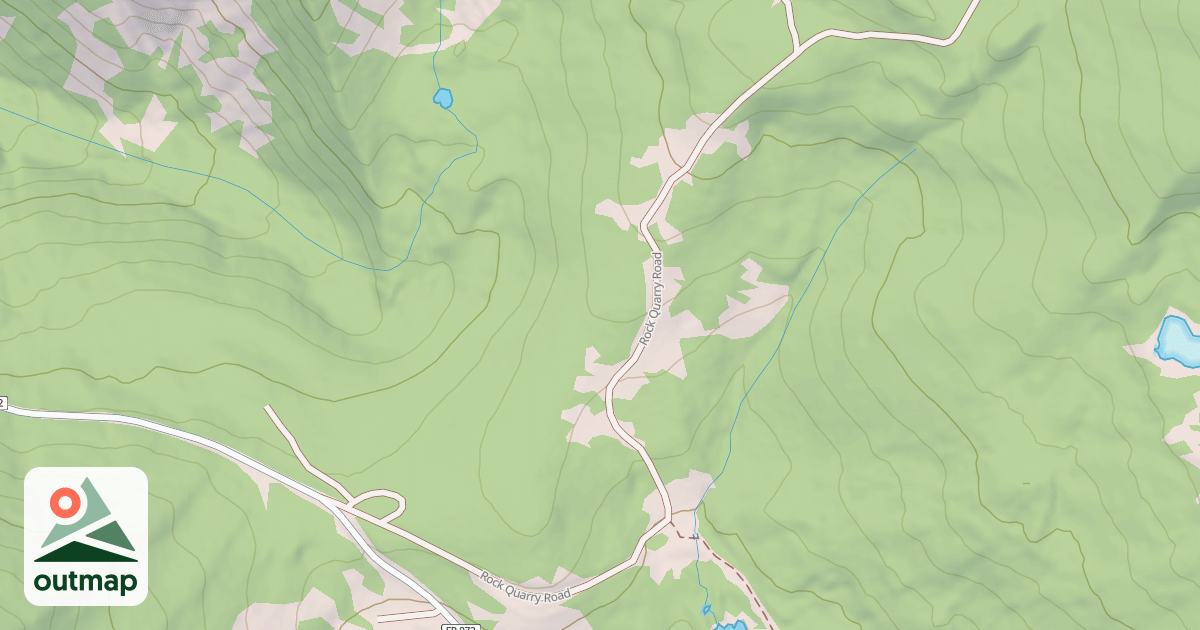 Map of ROCK QUARRY