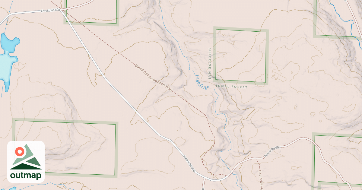 Map of FAWN CREEK SPUR B