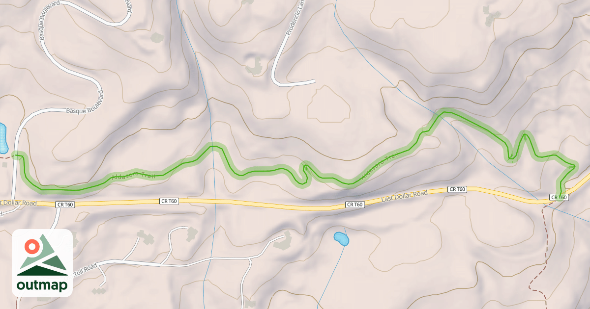 Map of Aldasoro Trail