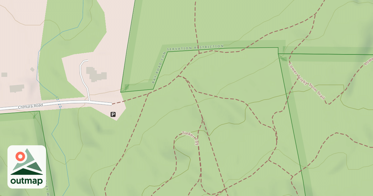 Map of College Ski Trail