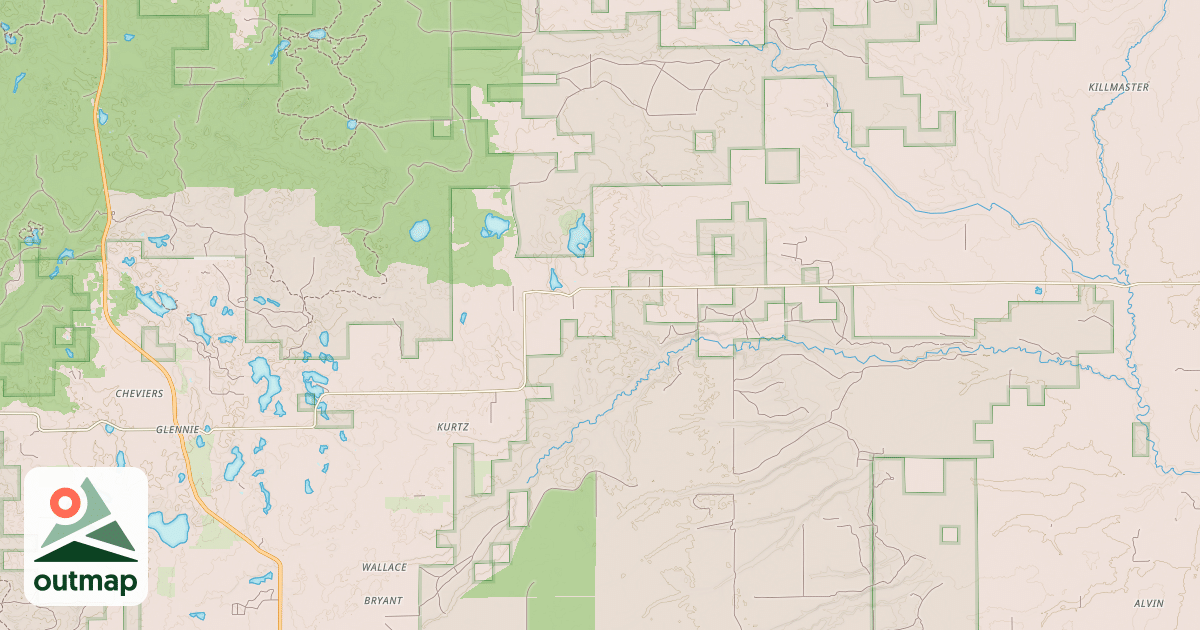 Map of Alcona Smt Countyline Dnr963