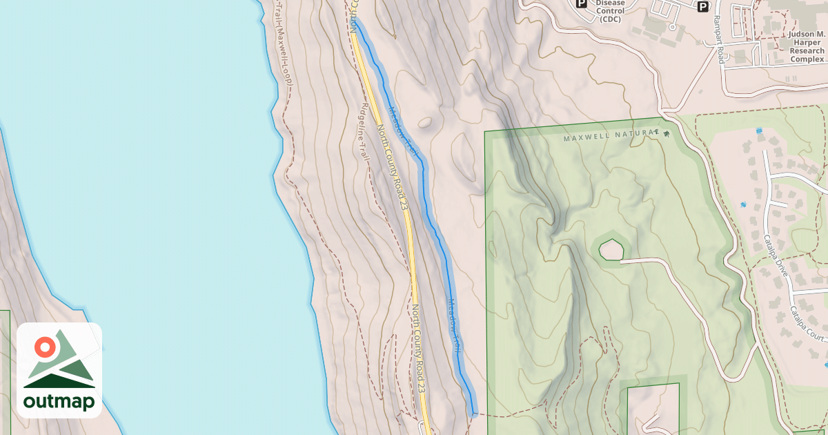 Map of Meadow Trail