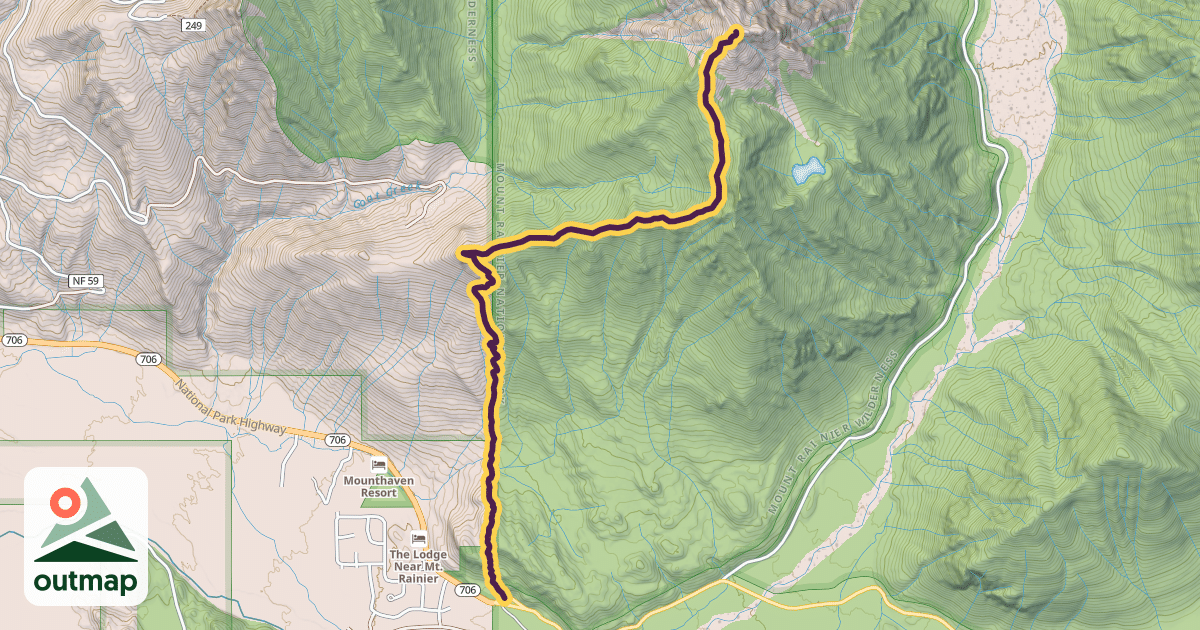 Map of Boundary trail
