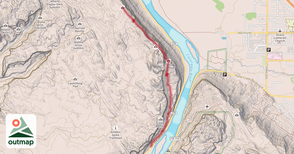 Map of Portal Trail