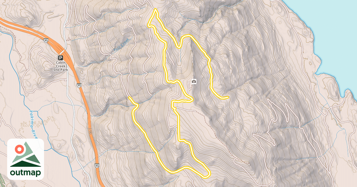Map of Mt. Amabilis FS Rd 4822